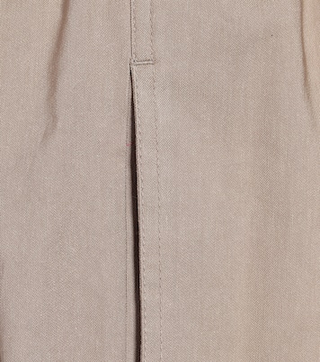 Wide-leg paperbag pants | LOW CLASSIC