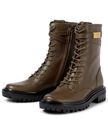 Botas de combate T Hardware de piel | Tory Burch