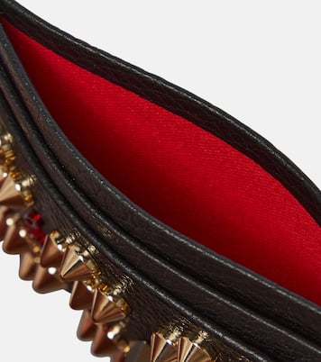 Portacarte Kios in pelle con borchie | Christian Louboutin