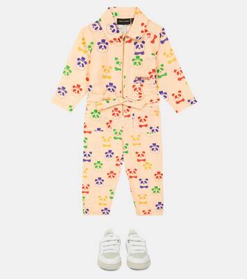 Mono de lino y algodón estampado | Mini Rodini