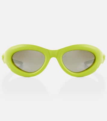 Lunettes de soleil ovales en acétate | Bottega Veneta