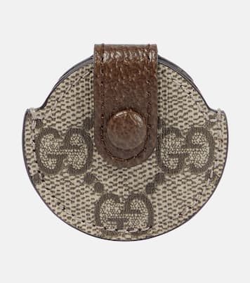 GG Supreme canvas AirTag holder for pets | Gucci