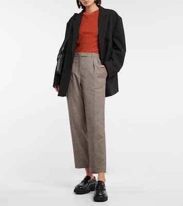 Marion houndstooth straight pants | A.P.C.