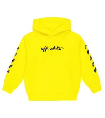 Sweat-shirt à capuche en coton à logo | Off-White Kids