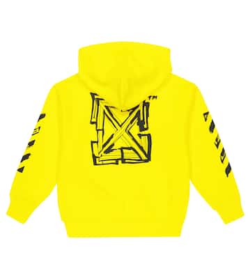 Sweat-shirt à capuche en coton à logo | Off-White Kids