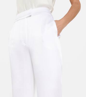 Pantalon de mariée ample à taille haute | Galvan