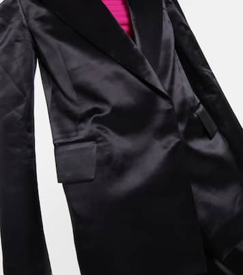 Satin tuxedo blazer | Victoria Beckham