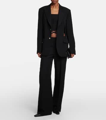 Blazer en laine mélangée | Dion Lee