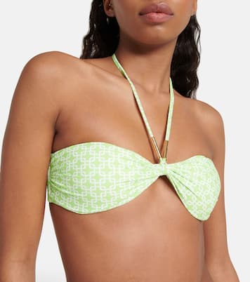 Canary halterneck bikini top | Melissa Odabash