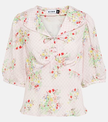 Bedruckte Bluse Warner | Rixo