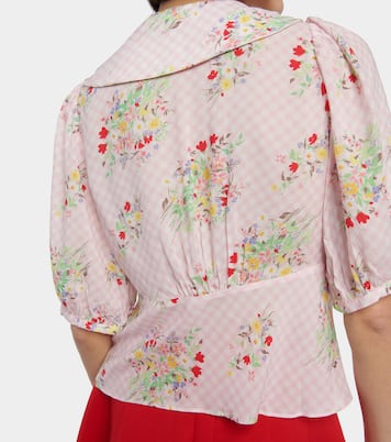 Bedruckte Bluse Warner | Rixo
