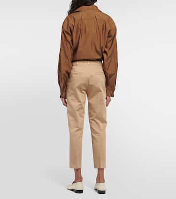 Lince slim cotton pants | Max Mara