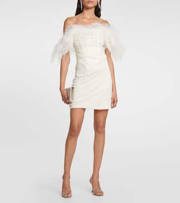 Minikleid mit Federn | Giuseppe di Morabito