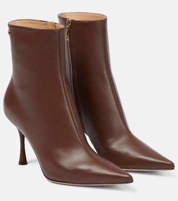 Ankle Boots Dunn aus Leder | Gianvito Rossi