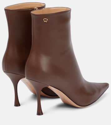 Ankle Boots Dunn aus Leder | Gianvito Rossi