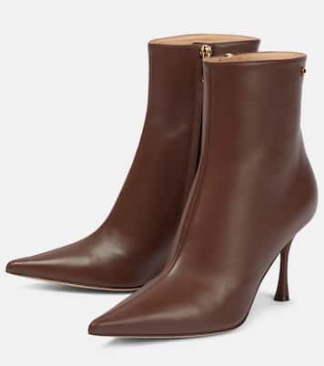 Ankle Boots Dunn aus Leder | Gianvito Rossi