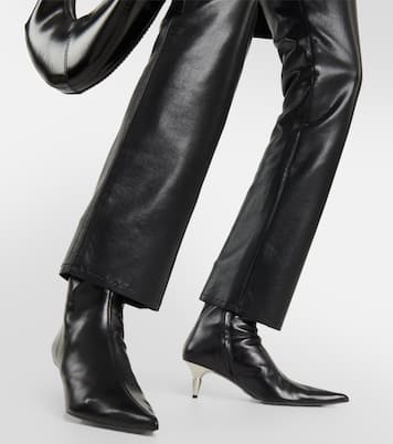 Ankle Boots Spike aus Leder | Proenza Schouler