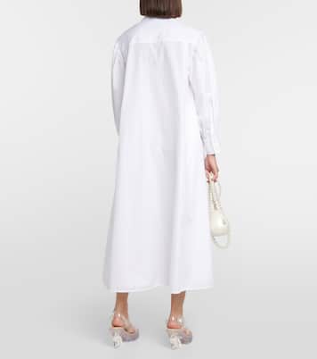 Verziertes Midikleid aus Baumwolle | Simone Rocha
