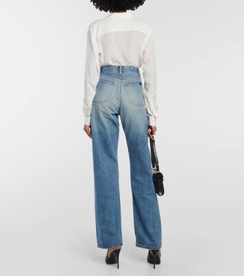 Jeans regular a vita alta | Saint Laurent