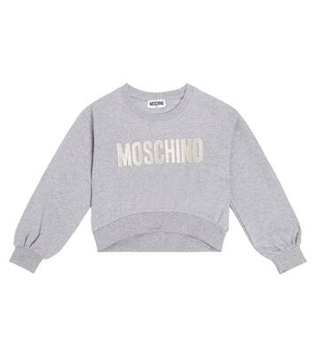Sudadera en jersey de algodón con logo | Moschino Kids