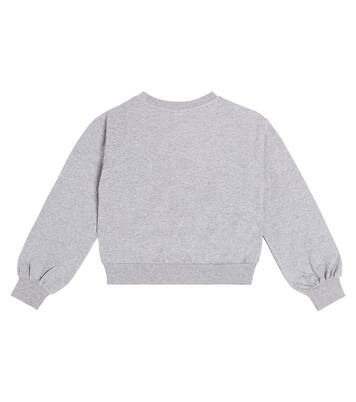 Sudadera en jersey de algodón con logo | Moschino Kids