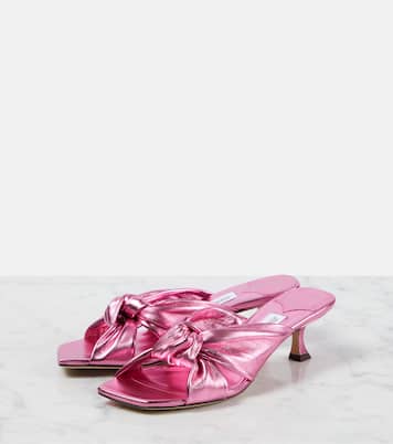 Sandali Avenue 50 in pelle metallizzata | Jimmy Choo