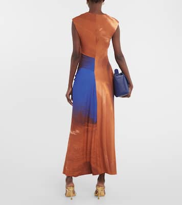 Acacia printed jersey midi dress | Simkhai