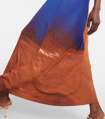 Acacia printed jersey midi dress | Simkhai