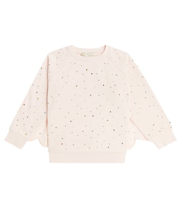 Felpa in cotone con cristalli | Stella McCartney Kids