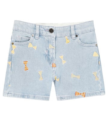 Embroidered denim shorts | Stella McCartney Kids