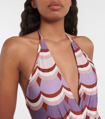 Costume intero Vintage Waves con stampa | Adriana Degreas