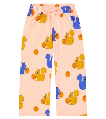 Pantalones deportivos Squirrels de algodón | Mini Rodini