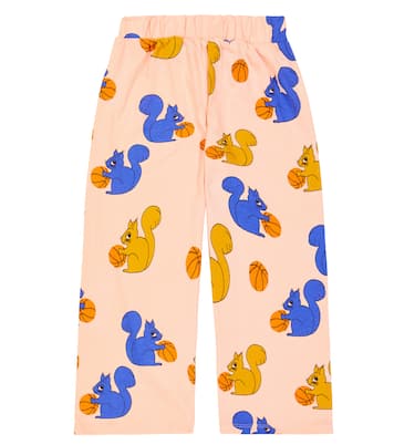 Pantalones deportivos Squirrels de algodón | Mini Rodini