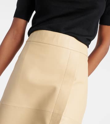 Jupe crayon Sevres en cuir | Joseph