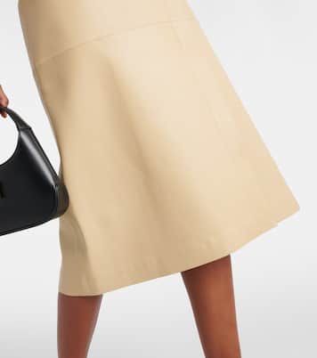 Jupe crayon Sevres en cuir | Joseph