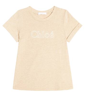 Camiseta de jersey de algodón | Chloé Kids