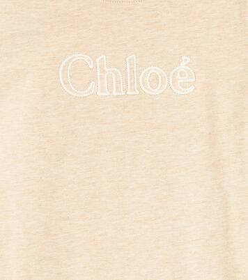 Camiseta de jersey de algodón | Chloé Kids