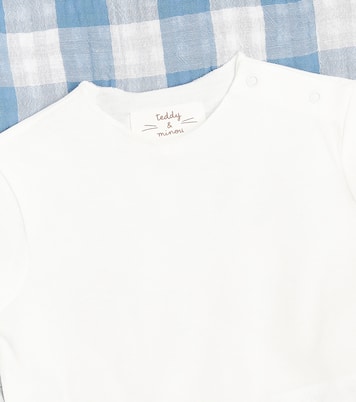 Bebé - set de camiseta y mono de algodón | Il Gufo