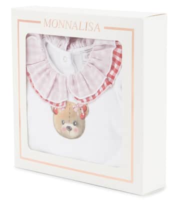 Baby cotton bodysuit and skirt set | Monnalisa