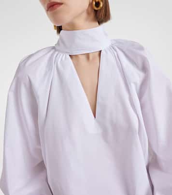 Blusa in popeline di cotone  | CO