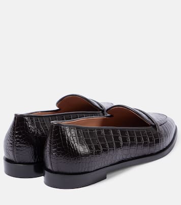 Barry embossed leather loafers | Malone Souliers