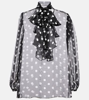 Blouse en soie à pois | Dolce&Gabbana