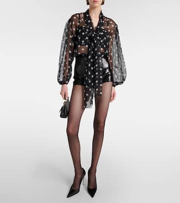 Blouse en soie à pois | Dolce&Gabbana