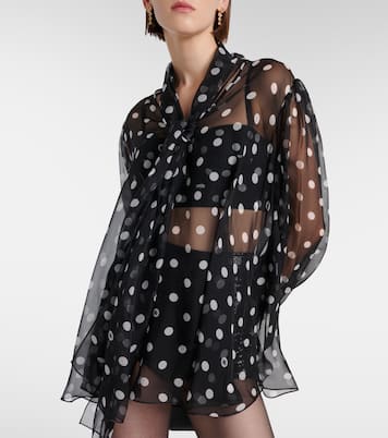 Blouse en soie à pois | Dolce&Gabbana