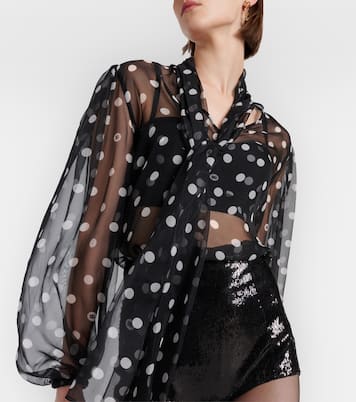 Blouse en soie à pois | Dolce&Gabbana