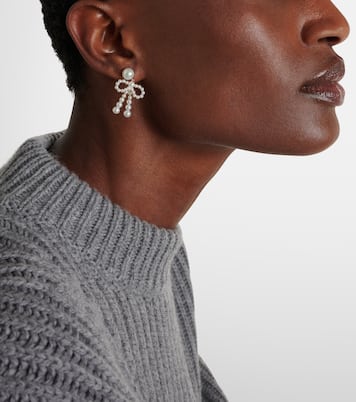 Boucles d'oreilles Bow en or 14 ct et perles d'eau douce | Sophie Bille Brahe