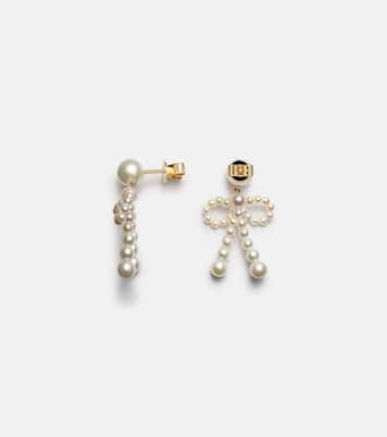 Boucles d'oreilles Bow en or 14 ct et perles d'eau douce | Sophie Bille Brahe