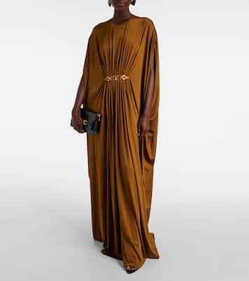 Belted satin jersey kaftan | Tom Ford