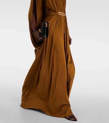 Belted satin jersey kaftan | Tom Ford