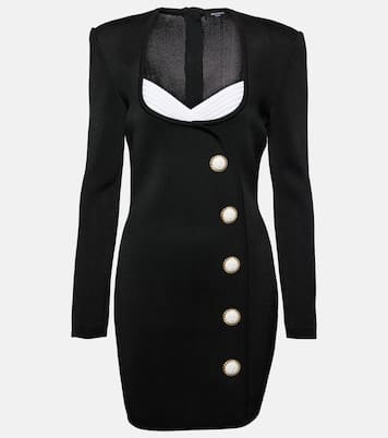 Miniabito in crêpe con decorazione | Balmain